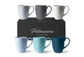 MiaMio Tasse 6 x 400 ml – Kaffeetassen Set / Becher– Moderne Keramik Matt, 6-tlg., Keramik