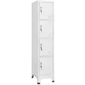 vidaXL Schließfachschrank mit 4 Fächern 38x45x180 cm