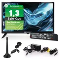 Wohnmobil Camping Fernseher LED TV 19 Zoll LCD DVB S S2 T2 C USB 12 V 230 Volt