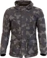 Merlin Belmot Camo Motorrad Wachsjacke, dunkelblau, S
