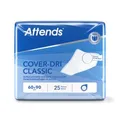 Attends GmbH Attends Cover-Dri Classic Bettschutzunterlagen, 60 x 90, Saugstarke Einmal-Schutzunterlagen aus besonders saugfähigem Material, 1 Packung = 25 Stück 208342