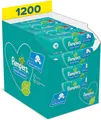 Pampers Fresh Clean Feuchttücher milder Duft Hände Gesicht 15 Packungen 15 x 80