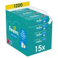 Pampers Fresh Clean Feuchttücher 15 Packungen (15 x 80 Stück)1200 Feuchttücher