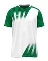 JAKO Unisex Trikot Vintage, Kurzarm, weiß/grün, S