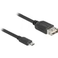 DELOCK 81516 - USB 2.0 Kabel EASY Micro-B Stecker auf EASY A Buchse, 0,2 m