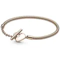 Pandora Rosévergold. Armkette mit Schmuckelement