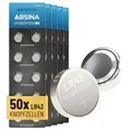 50x AG12 LR43 Batterien Knopfzellen  1,5V Alkaline Knopfzellen LR43 auslaufsi...