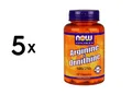 5 x Now Foods Arginine/Ornithine (100) (128,50 EUR/kg)