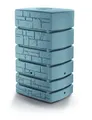 Prosperplast Regenwassertank Tower Stone grau 500 L mit Wasserhahn