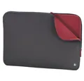 Hama Laptop-Hülle Neoprene - Notebook-Tasche - grau/rot