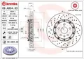 2x Bremsscheibe zweiteilig 09.A804.33 BREMBO für SAAB OPEL