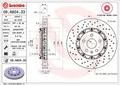 2 x BREMBO 09.A804.33 Bremsscheibe für OPEL,SAAB,VAUXHALL