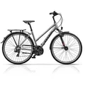 Airtracks Trekkingrad 28 Zoll Damen Trekking Fahrrad AREA LADY, 21 Gang Shimano Shimano Schaltwerk, Kettenschaltung, Silber - Rahmenhöhen 44cm 48 cm 52 cm » Modeljahr 2025 silberfarben 48 cm