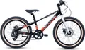 20 Zoll Mountainbike S'COOL Xroc disc, 7 Gang, Scheibenbremsen, Aluminiumrahmen, Reflektoren, Black/Orange, 115–130 ab 6 J.