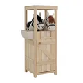 Hobby Horse Stall Holz Pferdestall Steckenpferd Halter Holzstall Kinder 2 Pferde