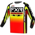 FXR Clutch Pro 2023 Motocross Jersey, schwarz-weiss-gelb, Größe XS für Männer