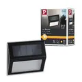 Paulmann 94234 Solar Stufenleuchte/Treppenleuchte LED Außenleuchte incl. 1x0,05 Watt Anthrazit Kunststoff 3000 K Warmweiß