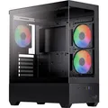 Aerocool P500D-G-BK-v1, Tower-Gehäuse, schwarz