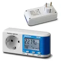 PeakTech 9035 Stromverbrauchsmesser, Energiekostenmessgerät und Stromzähler für Steckdose ab 0,5W mit 0,1W Auflösung für Strom, Verbrauch, Kosten, Spannung, Frequenz, CO2, Leistungsfaktor