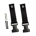 DiMarzio DD2201 Cliplock Fasteners - Black - Set of Two