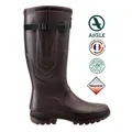 Aigle Gummistiefel Parcours 2 ISO Winterstiefel -20 Grad isoliert in braun #NEU#