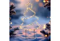 Spetebo Gartenstecker LED Weihnachtsbaum mit Timer 96 cm - 180 LED (Anzahl, 1-St., 1) Batterie betrieben mit Timer