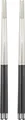 2 Paar Chinesische Essstäbchen Set aus Edelstahl | edle Sushi Stäbchen Spülmaschinenfest und Rostfrei | Wiederverwendbare 24,3cm Chopsticks für Asiatisches Geschirr Besteck