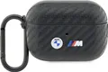 BMW Carbon Double Metal Logo - AirPods Pro 2 Case (Black)