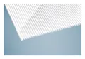 Deluxe Polycarbonat Hohlkammerplatte Gestreift 980 x 6000 x 16 mm - Klar / Weiß - 2812424