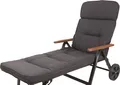 Auflage Rollliege Alicante 2399 extrabreit anthrazit 200x65x9cm wasserabweisend lichtecht Olefin KETTtex