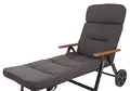 Kettler Polen KETTtex 2399 Auflage Rollliege Alicante extrabreit anthrazit 200x65x9cm wasserabweisend lichtecht Olefin