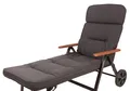 KETTtex Liegenauflage Rollliege Alicante 2399 extrabreit anthrazit 200x65x9cm wasserabw., (1 St)