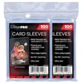 Ultra Pro Standard Regular Soft 200 Stück Penny Kartenfolien Kartenhüllen Sleeves - für Sammelkarten wie Pokemon Magic Sportkarten- Standardgröße, transparent