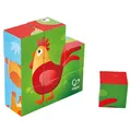 HAPE E1618 Puzzle Aus Tierblocken Der Farm
