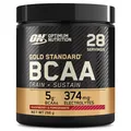 Optimum Nutrition Gold Standard BCAA Train + Sustain, Aminosäuren Pre-Workout-Pulver, Sportgetränk mit Vitamin C, Zink, Magnesium & Elektrolyten, Himbeer-Granatapfel-Geschmack, 28 Portionen, 266 g