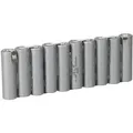 12V 2200mAh 10er Reihe Akkupack Mignon AA F1x10