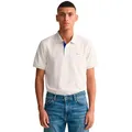 Gant Herren Reg Contrast Pique Rugger Polohemd, Eggshell, XL EU