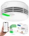 Hekatron Bundle Hekatron Genius Plus X + Funkmodul Basis X Mehrsprachig Rauchmelder (10 Jahre Batterie, made in Germany, mehrsprachig)