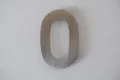 Bella Casa Edelstahl Hausnummer "0" aus Edelstahl für Wandmontage Türnummer