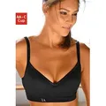 LASCANA ACTIVE Sport-Push-up-BH mit Bügel und eingearbeiteten Push-up-Kissen schwarz 75