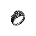 Diesel Herren Edelstahl Nugget-Ringe, K-L