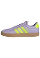 adidas Damen VL Court 3.0 Shoes, Powder Plum/Solar Slime/Lucid Lemon, 40 EU
