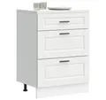 vidaXL Unterschrank 60 x 46 x 815 cm Küchenunterschrank Porto Weiß Spanplatte