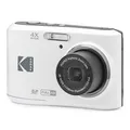 Kodak Pixpro FZ45-16.44 Megapixel Digitale Kompaktkamera, 4X optischem Zoom, 2.7 Zoll LCD, 720p HD-Video, AA-Batterie - Weiß