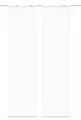 wohnfuehlidee 2er-Set Flächenvorhänge, 54180, Blickdicht Roma 2X Uni Weiss, Höhe 245 cm