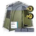 WhereTomorrow Duschzelt Umkleidezelt 2 Personen Lagerzelt Beistellzelt Pop Up