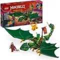 LEGO NINJAGO Lloyds grüner Walddrache - Spielzeug Drache mit 2 Minifiguren - Drachenfigur mit beweglichem Schwanz, Hals, Beine & Flügel - Geschen... - Bronze