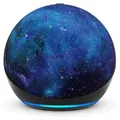 Echo Dot Kids (5.Gen) Sternenstaub-Design Smarter Lautsprecher - Blau