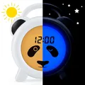 Alecto BC100PANDA - Schlaftrainer,Nachtlicht und Wecker für Kinder - Panda