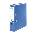 Original Falken Recycolor Umwelt-Ordner Öko. Made in Germany. Farbiger Papierbezug außen 8 cm breit DIN A4 blau Ringordner Aktenordner Briefordner Büroordner Pappordner CO2-Neutral Blauer Engel
